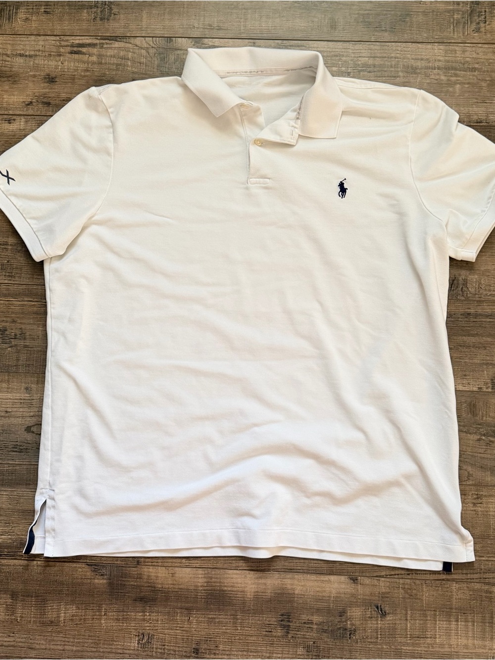 Polo by Ralph Lauren White Polo Shirt with Navy Pony
